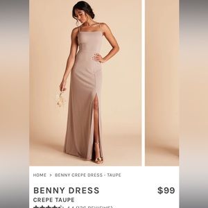 Taupe Formal dress